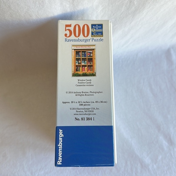 Ravensburger Garlands Little Sweet Shop Window Candy 500-piece puzzle - Picture 2 of 6